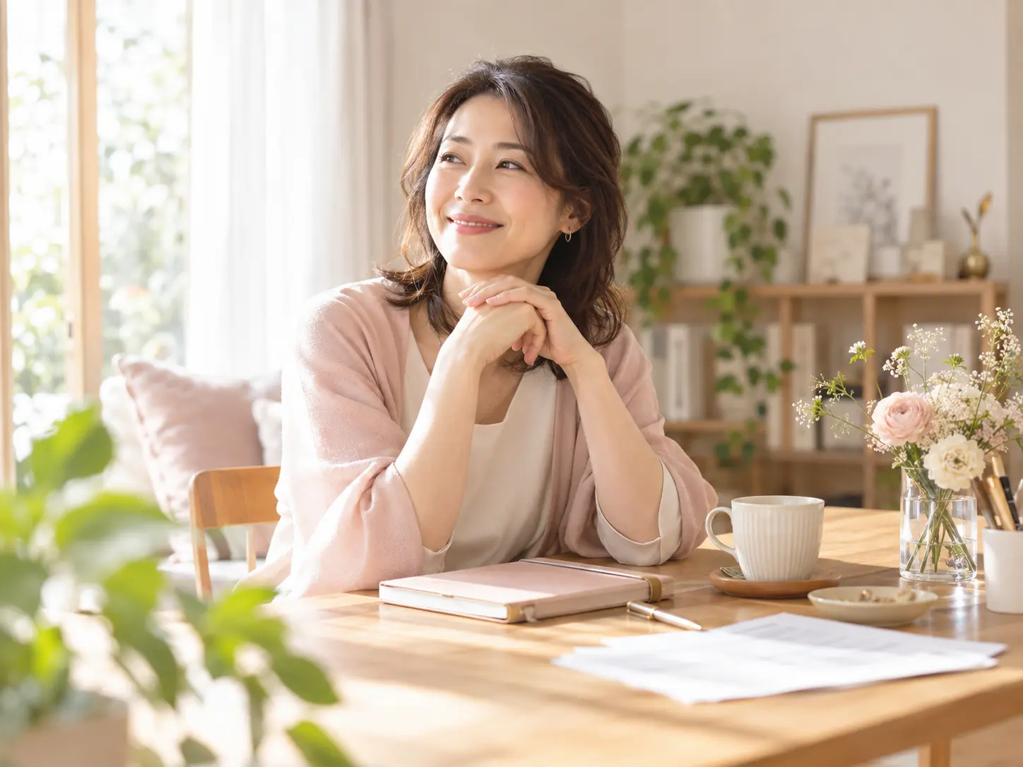 自分らしい仕事に自信を持つ女性のイメージ